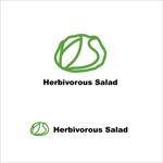 Rui (--Rui--)さんの飲食店　サラダ　カフェ　　店舗名（Herbivorous　Salad)のロゴへの提案