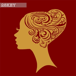 28KEY / ツバキ (28key0)さんの化粧品パッケージに使用する女性の横顔イラストへの提案
