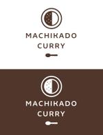 OAK DESIGN (t_nar)さんのキーマカレー専門店「MACHIKADO CURRY」のロゴへの提案