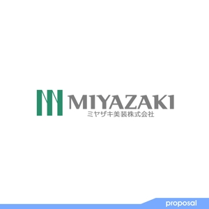 ark-media (ark-media)さんの一般建築塗装『ミヤザキ美装株式会社』のロゴへの提案