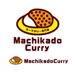 Hagemin (24tara)さんのキーマカレー専門店「MACHIKADO CURRY」のロゴへの提案