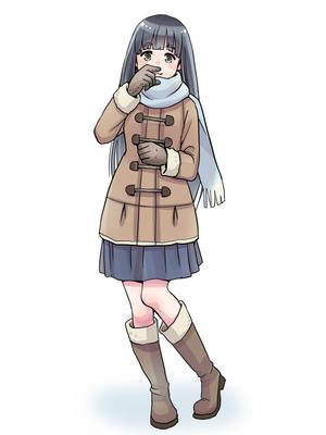 群六 (gunroku)さんの人差し指で鼻の下をこする少女のキャラクターデザインへの提案