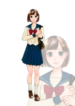 HARU (haru_kawakami)さんの恋愛ゲームの女性キャラクターのデザイン・イラスト制作への提案