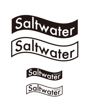 @えじ@ (eji_design)さんのウェブマガジン「Saltwater Magazine」のロゴ制作への提案
