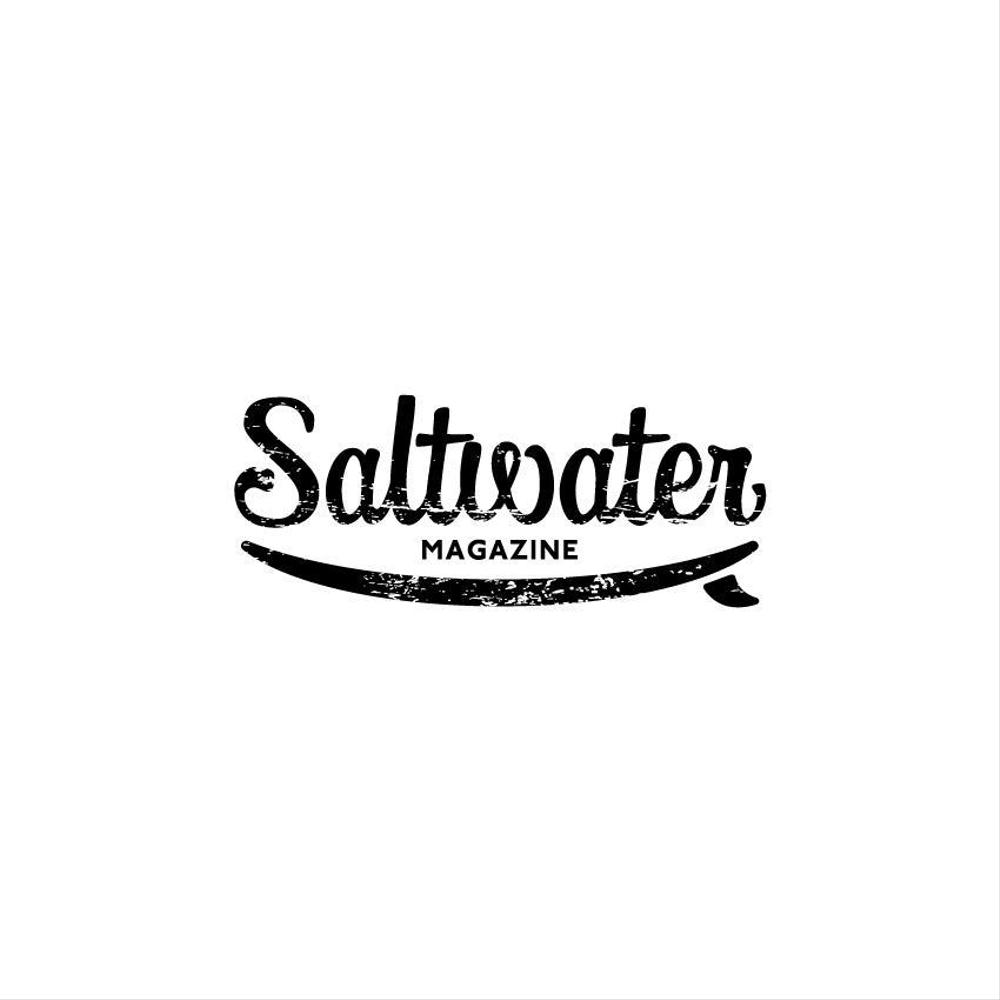 ウェブマガジン「Saltwater Magazine」のロゴ制作