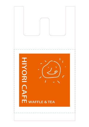 ntk og (XXXna)さんのアメリカンワッフル専門店の手提げビニル袋のデザインへの提案