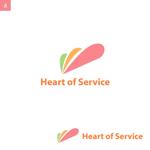 株式会社ティル (scheme-t)さんの「Heart・of・Service」のロゴ作成への提案
