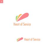 株式会社ティル (scheme-t)さんの「Heart・of・Service」のロゴ作成への提案