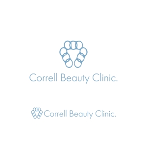 tom-ho (tom-ho)さんの新規開院するクリニック「 Correll Beauty Clinic.」のロゴマークとフォントデザインへの提案