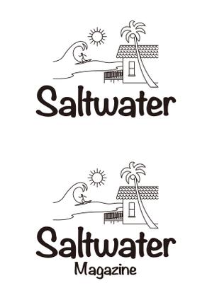 山口朗 (akiray1)さんのウェブマガジン「Saltwater Magazine」のロゴ制作への提案
