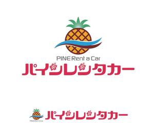 あどばたいじんぐ・とむ (adtom)さんのリゾートエリアレンタカーサービス「パインレンタカー」のロゴへの提案