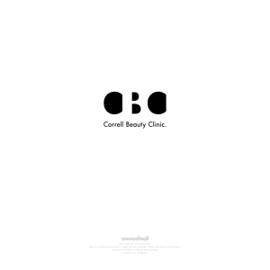 onesize fit’s all (onesizefitsall)さんの新規開院するクリニック「 Correll Beauty Clinic.」のロゴマークとフォントデザインへの提案