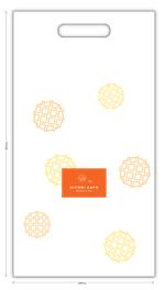 Pepper (ideogram)さんのアメリカンワッフル専門店の手提げビニル袋のデザインへの提案