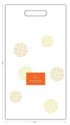 Pepper (ideogram)さんのアメリカンワッフル専門店の手提げビニル袋のデザインへの提案