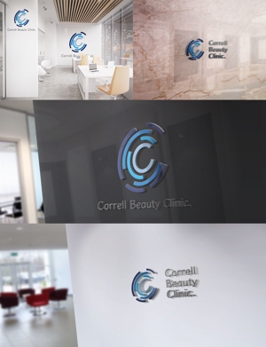 株式会社ガラパゴス (glpgs-lance)さんの新規開院するクリニック「 Correll Beauty Clinic.」のロゴマークとフォントデザインへの提案