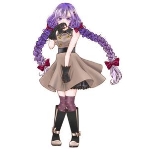 ささきりんく ()さんの人差し指で鼻の下をこする少女のキャラクターデザインへの提案