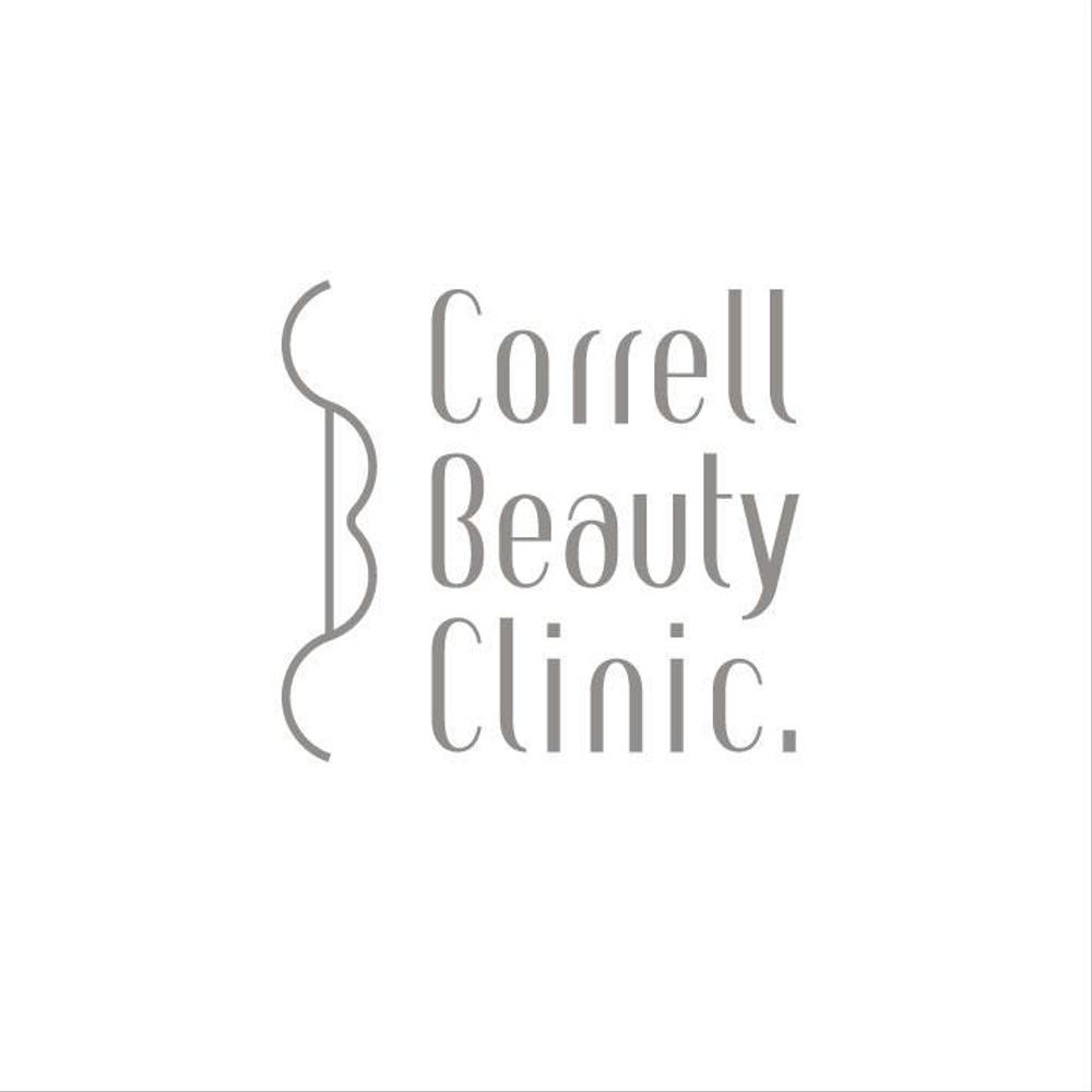 新規開院するクリニック「 Correll Beauty Clinic.」のロゴマークとフォントデザイン