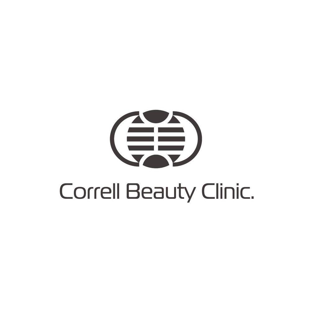 新規開院するクリニック「 Correll Beauty Clinic.」のロゴマークとフォントデザイン