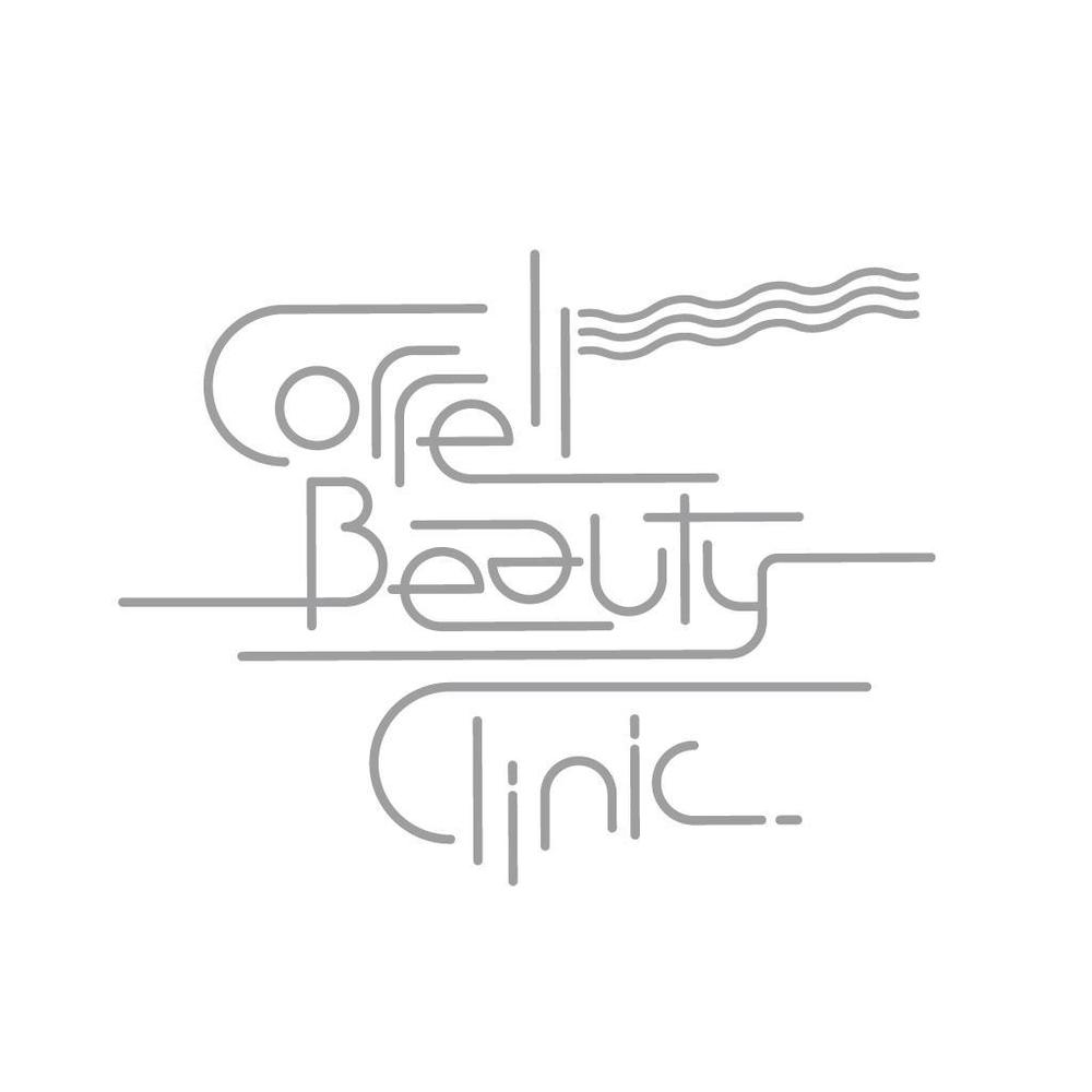新規開院するクリニック「 Correll Beauty Clinic.」のロゴマークとフォントデザイン