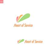 株式会社ティル (scheme-t)さんの「Heart・of・Service」のロゴ作成への提案