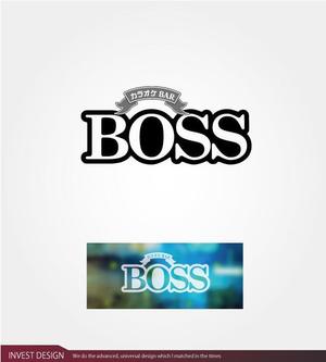 invest (invest)さんのカラオケBARの「BOSS」というお店のロゴへの提案
