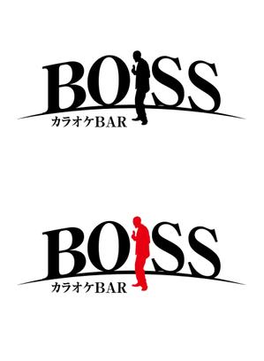 HMkobo (HMkobo)さんのカラオケBARの「BOSS」というお店のロゴへの提案