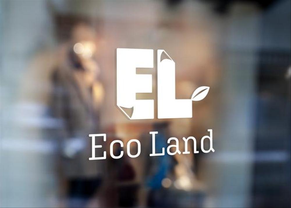 紙100%のエコ商品を製造する「Eco Land」のロゴ