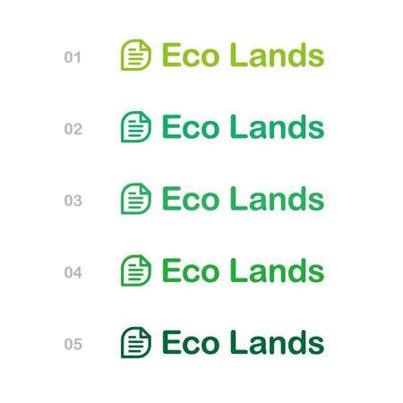 web_rog ()さんの紙100%のエコ商品を製造する「Eco Land」のロゴへの提案