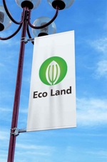 haruru (haruru2015)さんの紙100%のエコ商品を製造する「Eco Land」のロゴへの提案