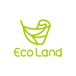 elevenさんの紙100%のエコ商品を製造する「Eco Land」のロゴへの提案