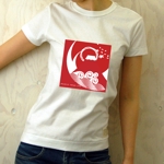 arc design (kanmai)さんの富士山をテーマとしたノベルティ・販売用Tシャツの印刷用デザイン(1c)への提案
