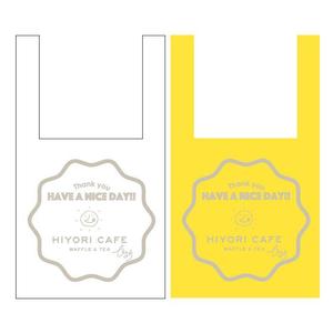 SPELL (spell_aki)さんのアメリカンワッフル専門店の手提げビニル袋のデザインへの提案