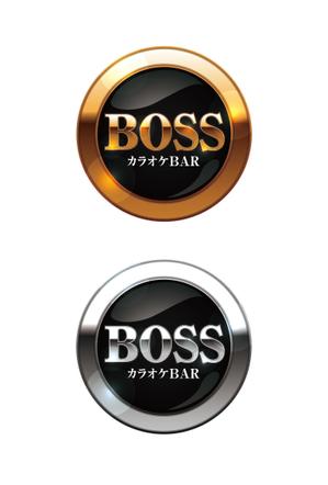 HMkobo (HMkobo)さんのカラオケBARの「BOSS」というお店のロゴへの提案