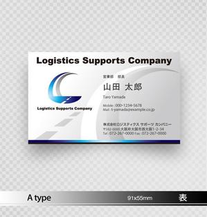 あらきの (now3ark)さんの株式会社ロジスティクス　サポーツ　カンパニーの名刺デザインへの提案