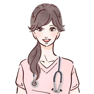 フジワラアイ (chocopon)さんの大人っぽい看護師（女性）のイラストへの提案