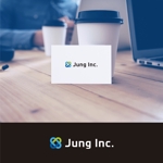 FUNCTION (sift)さんの【参加者報酬有り】新規企業「Jung株式会社」の企業ロゴ作成～爽やか・常に前進するイメージ～への提案