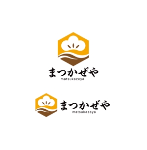 horieyutaka1 (horieyutaka1)さんの業務用酒類販売「まつかぜや」のロゴへの提案