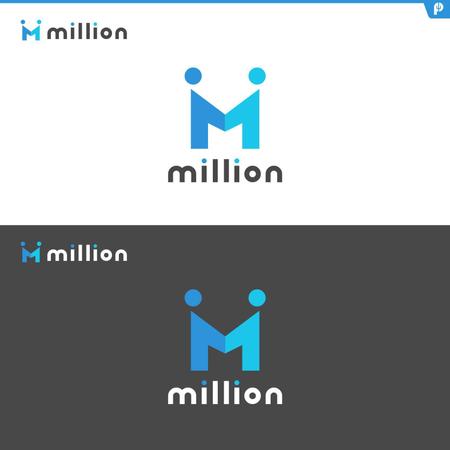  CALT (ryota_)さんの「株式会社 million」の会社ロゴ作成への提案