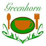 さんのcafe & meal greenhornのロゴへの提案