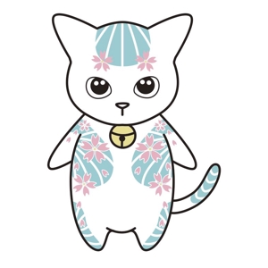 tongkeさんの刺青柄の猫のキャラクターデザインへの提案