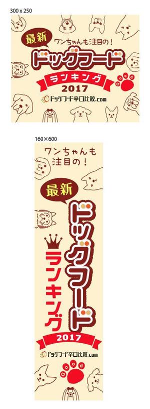 Bbike (hayaken)さんの【急募】ドッグフードランキングサイトの広告用バナー作成への提案