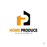 atomgra (atomgra)さんの「株式会社　ホームプロデュース（HOME　ＰＲＯＤＵＣＥ）」のロゴ作成への提案