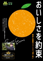 marukei (marukei)さんのおいしさを約束するオレンジのポスターデザインの依頼への提案
