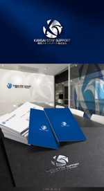 Cobalt Blue (Cobalt_B1ue)さんの新会社「関西ステイサポート株式会社」のロゴへの提案