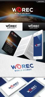 take5-design (take5-design)さんの海外人材事業部　サービス名「WOREC]　ロゴ募集への提案