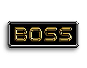 Pepper (ideogram)さんのカラオケBARの「BOSS」というお店のロゴへの提案