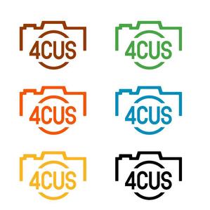 yamahiro (yamahiro)さんの個人フォトポートフォリオサイト「4CUS」のロゴ作成への提案