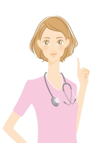 yasu (yasu_challenge001)さんの大人っぽい看護師（女性）のイラストへの提案