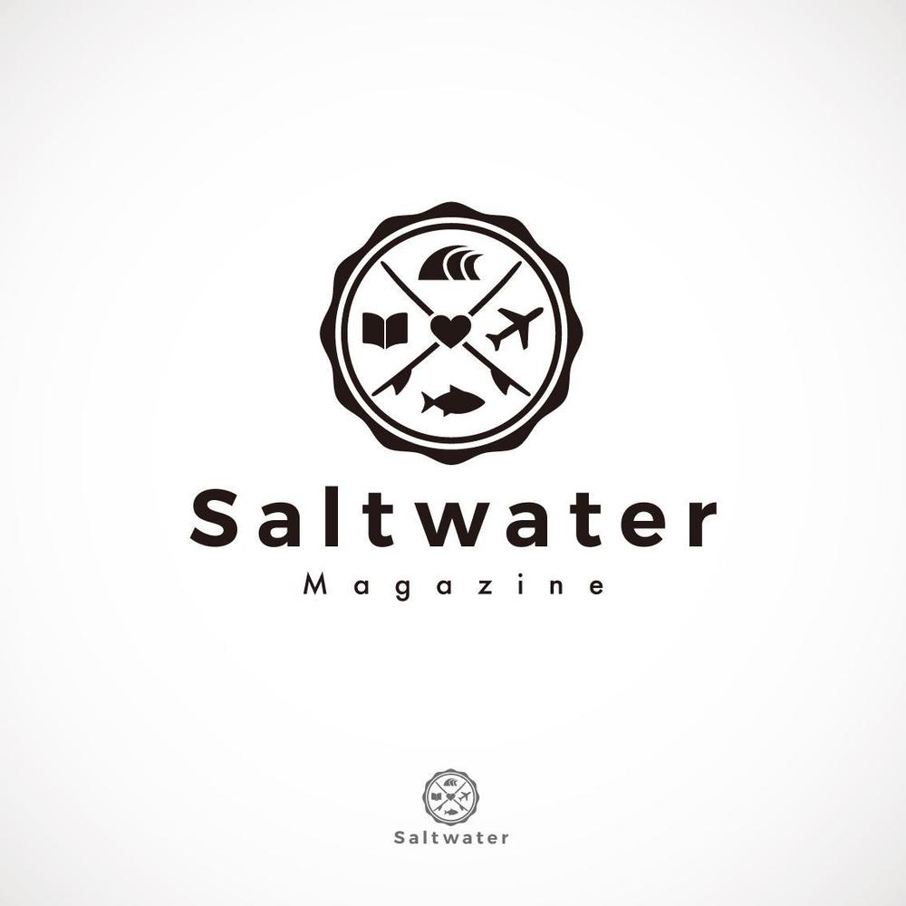 ウェブマガジン「Saltwater Magazine」のロゴ制作