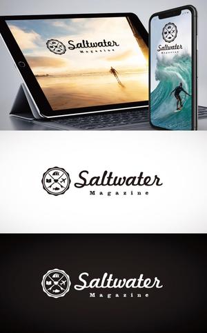 Naroku Design (masa_76)さんのウェブマガジン「Saltwater Magazine」のロゴ制作への提案
